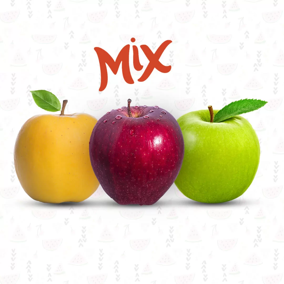 ميكس تفاح 3 أنواع